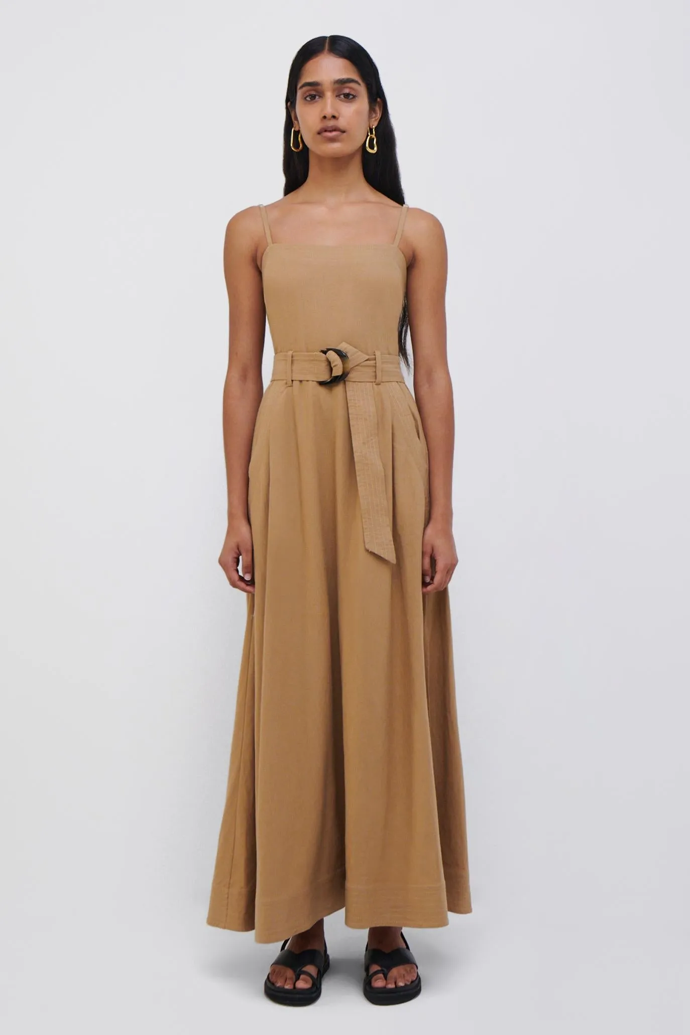 Skye Linen Tank Dress sold by Simkhai product image thumbnail 4