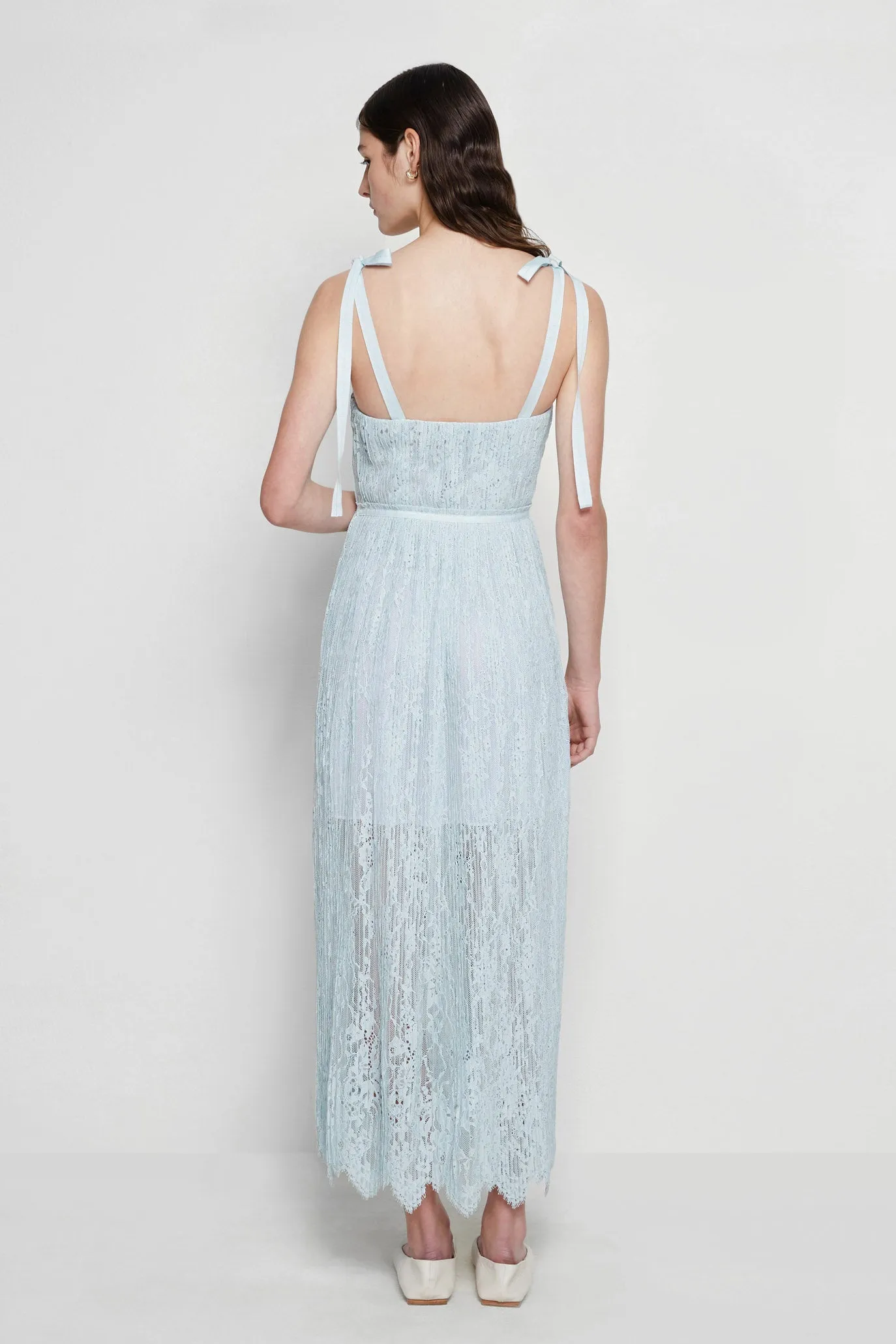 Bonnie Silk Lace Plisse Dress sold by Simkhai product image thumbnail 3