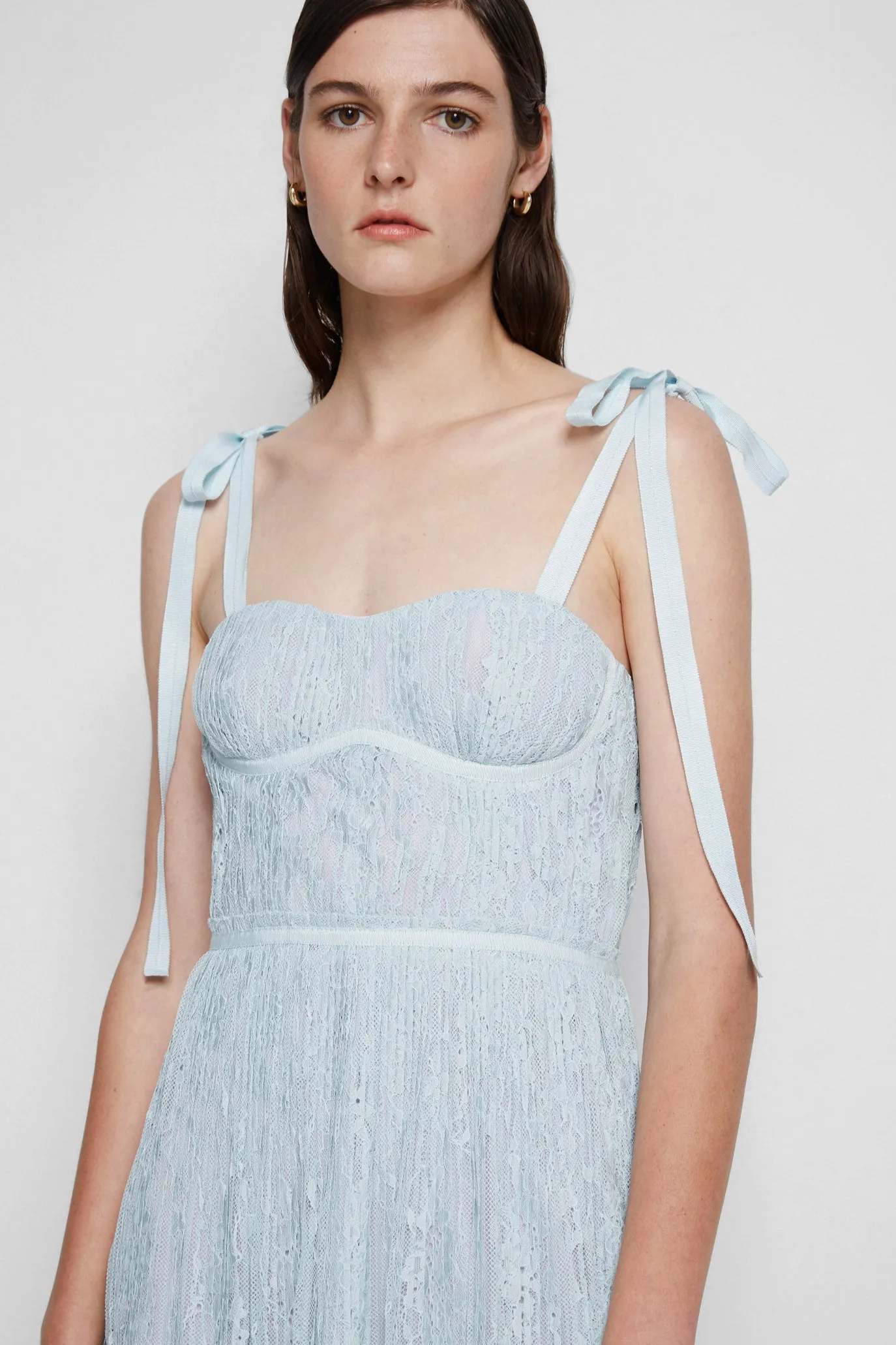 Bonnie Silk Lace Plisse Dress sold by Simkhai product image thumbnail 2