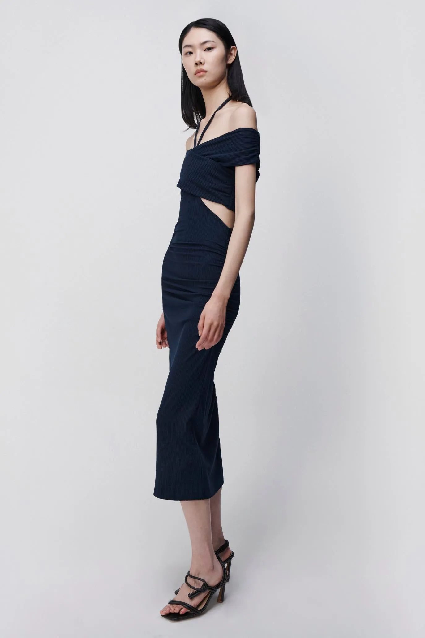 Akane Shaping Rib Midi Dress sold by Simkhai product image thumbnail 4