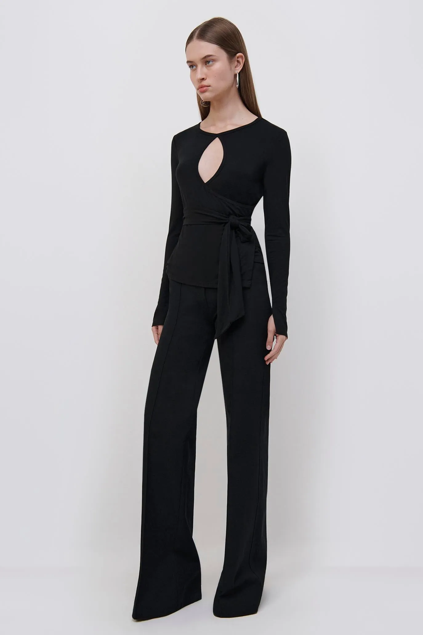 Jeneen Wrap Top sold by Simkhai product image thumbnail 5