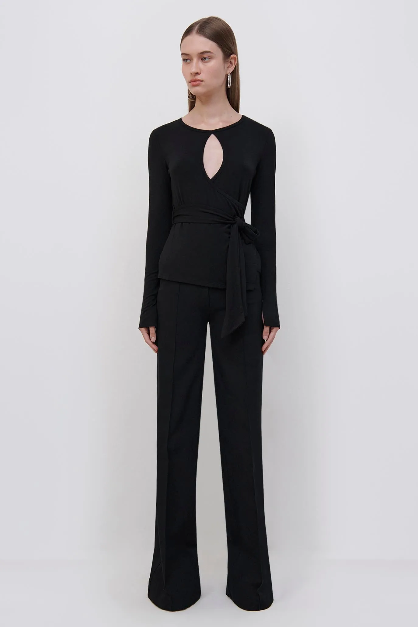 Jeneen Wrap Top sold by Simkhai product image thumbnail 4