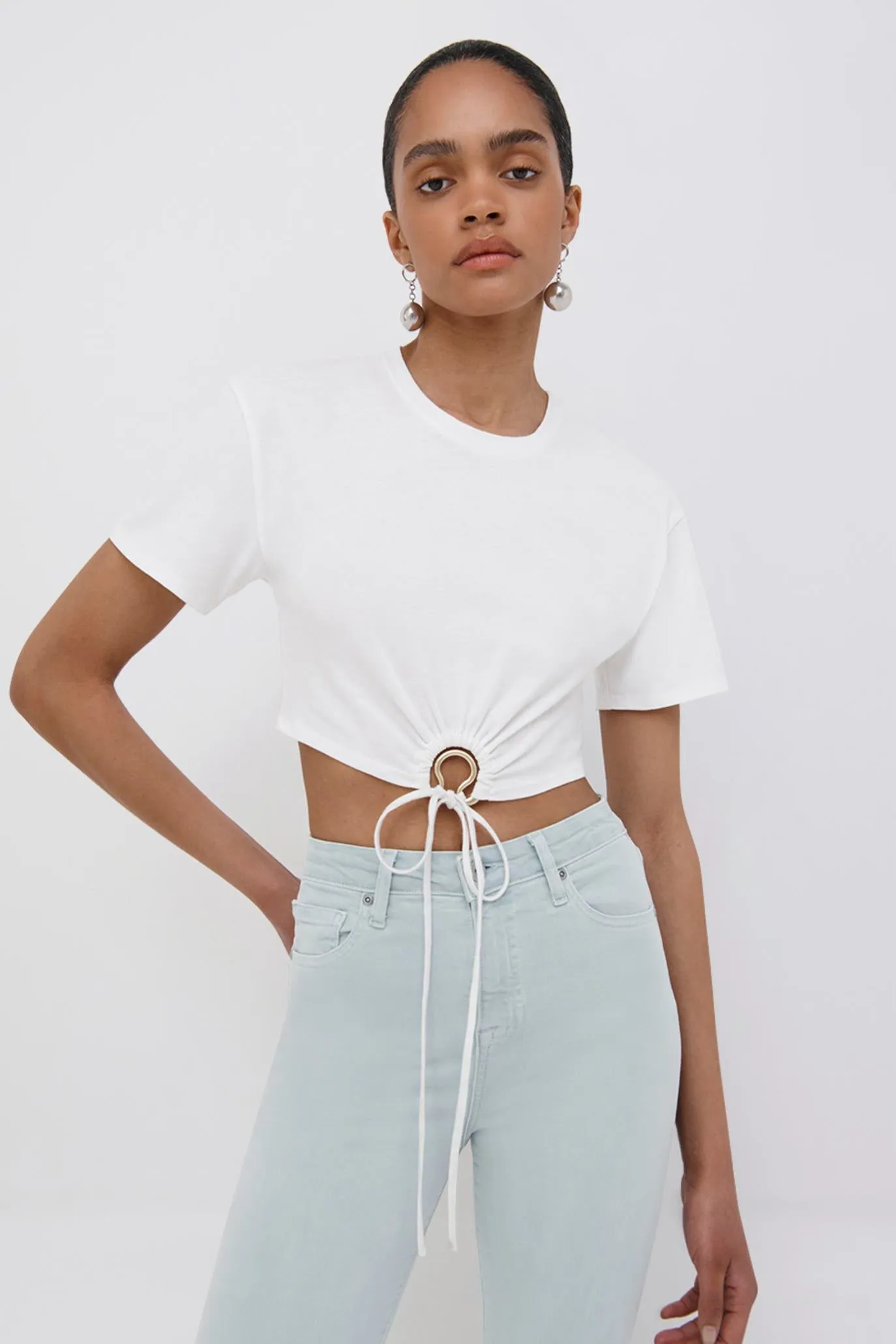 Jayden Organic Crop Top sold by Simkhai product image thumbnail 2