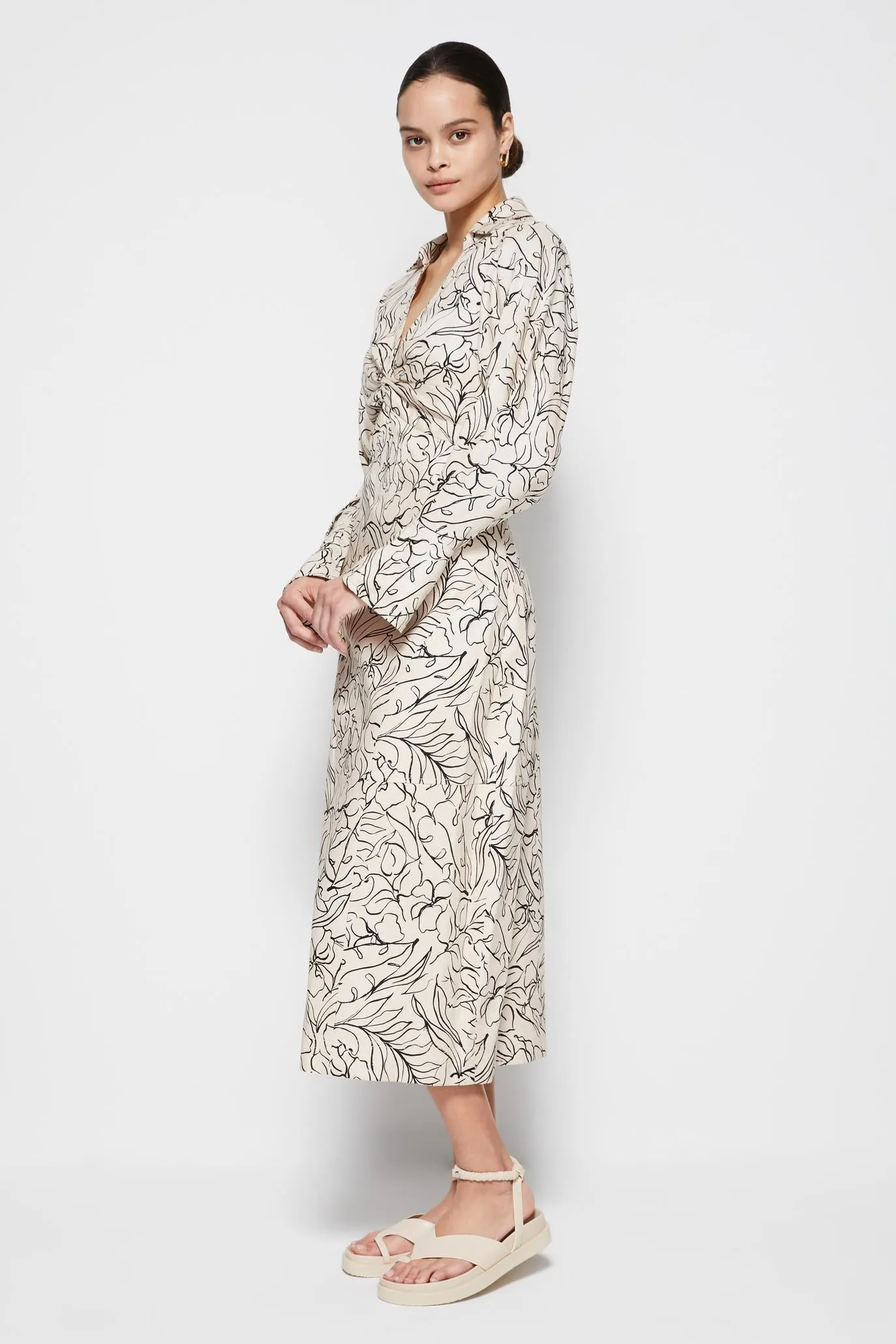 Lee Linen Midi Dress sold by Simkhai product image thumbnail 5