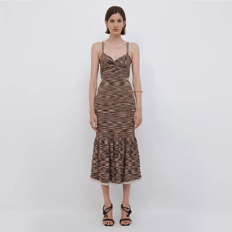 Shania Space Dye Maxi Dress made by Simkhai