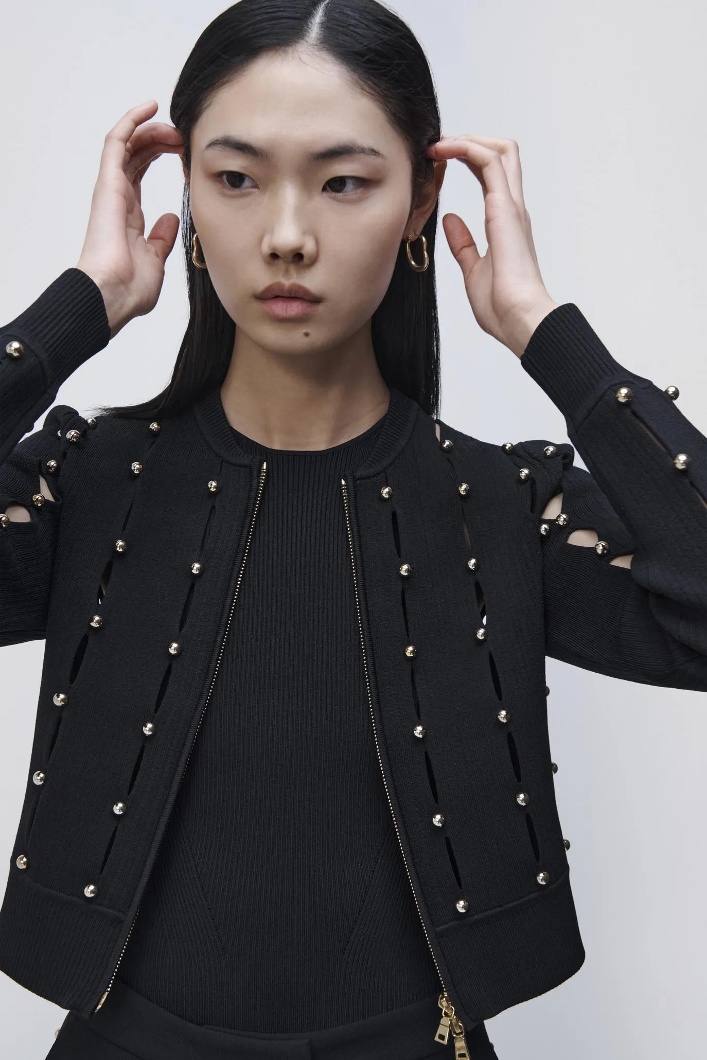 Samia Compact Rib Cardigan sold by Simkhai product image thumbnail 4