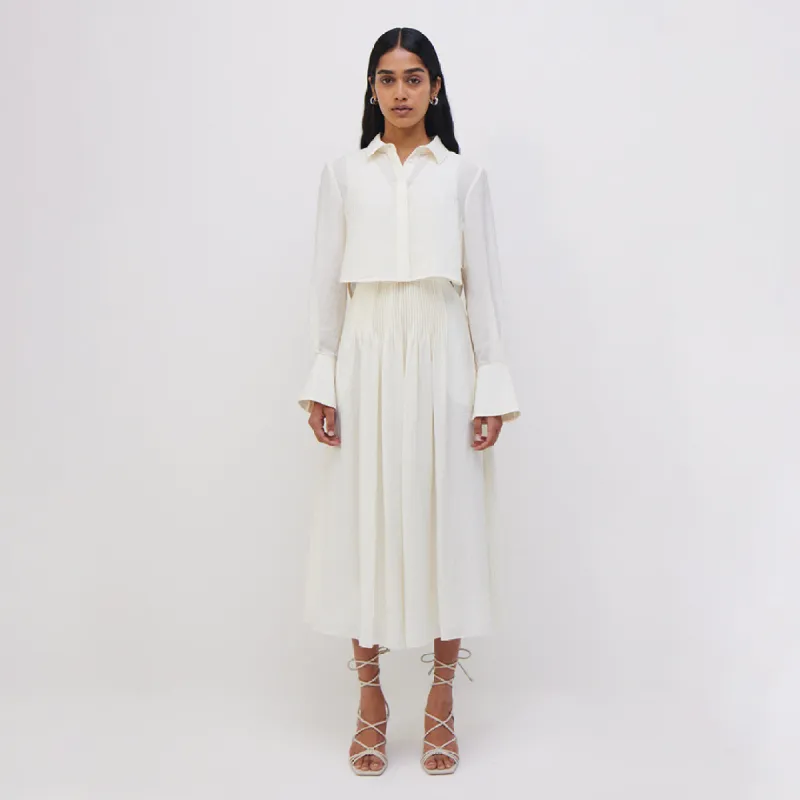 Jarvis Summer Lace Shirt Dress made by Simkhai