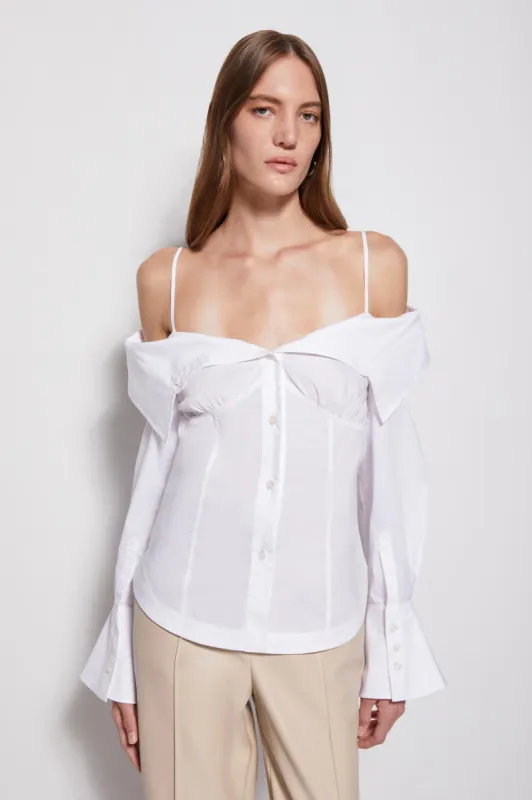 Amani Shirt sold by Simkhai