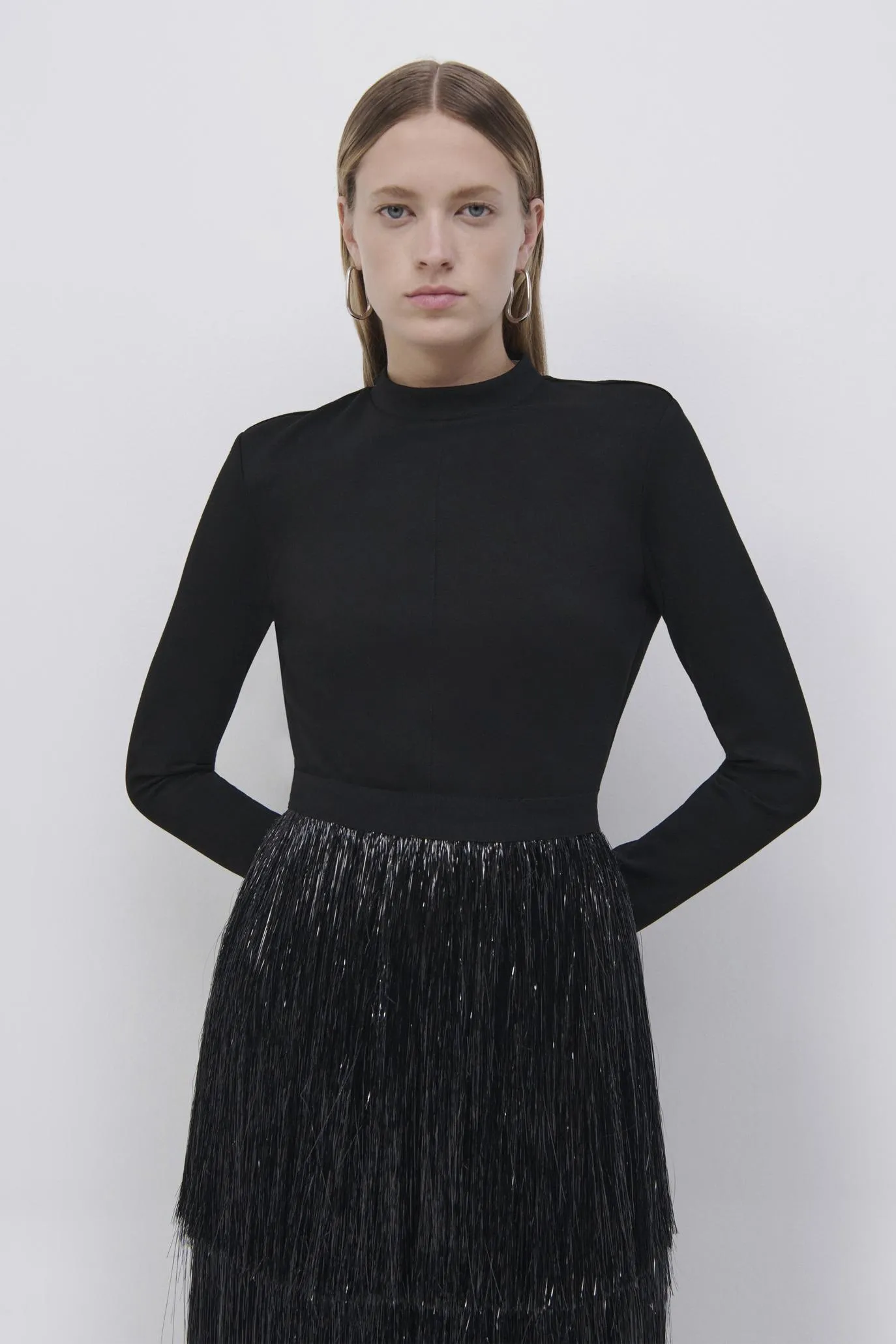 Barrett Tinsel Fringe Midi Dress sold by Simkhai product image thumbnail 3