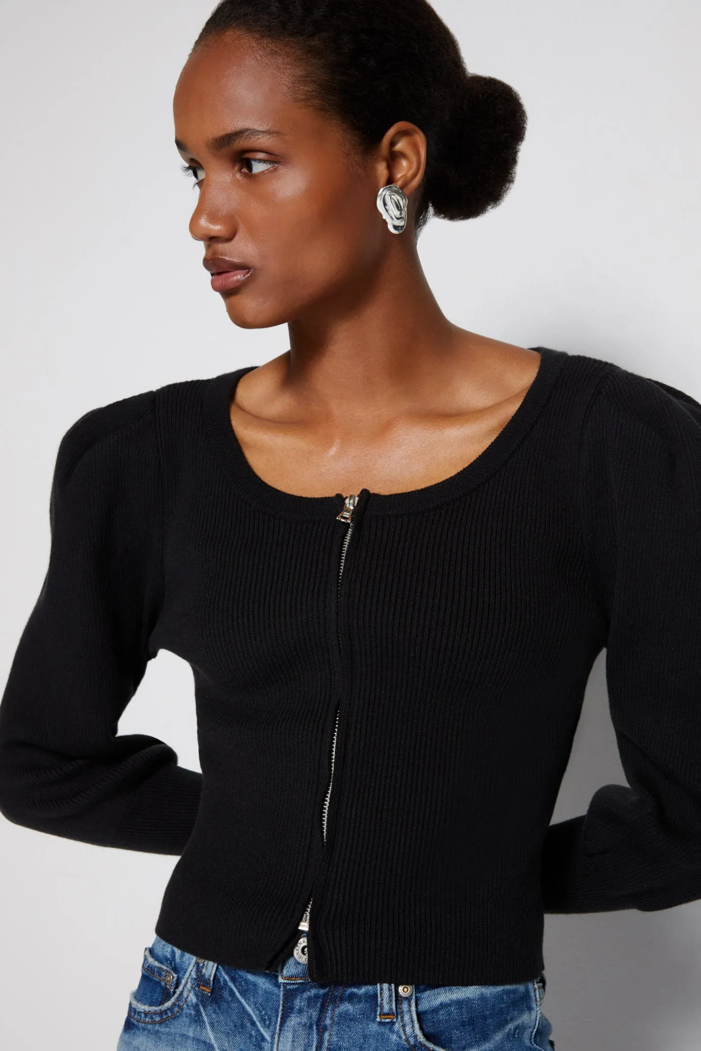 Iggy Eco-Knit Cardigan sold by Simkhai product image thumbnail 2