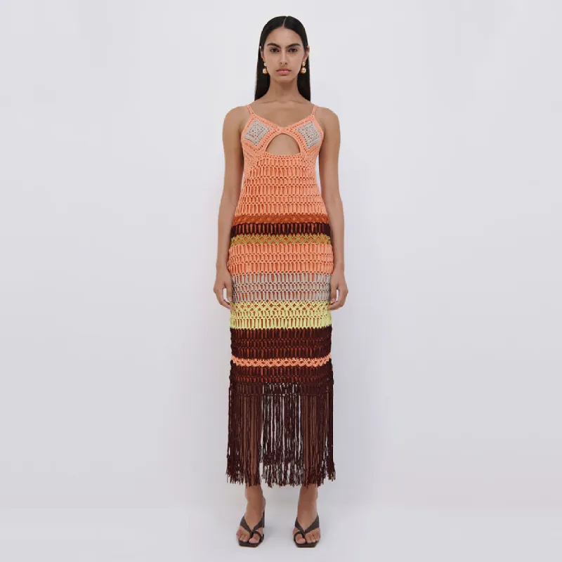 Marie Crochet Maxi Dress sold by Simkhai