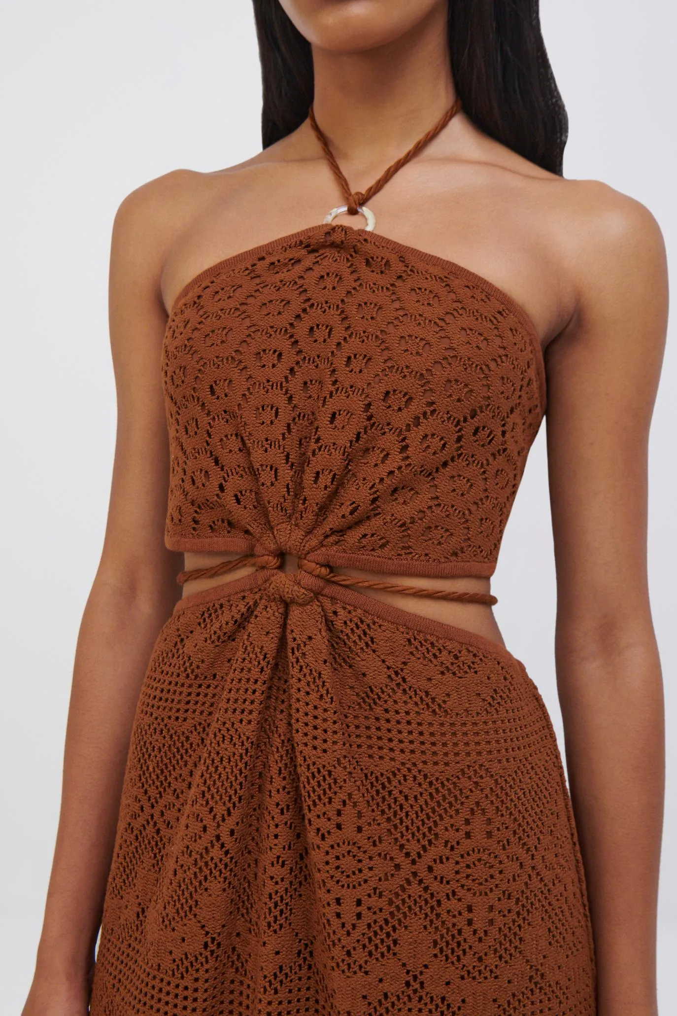 Georgiana Crochet Coverup Dress sold by Simkhai product image thumbnail 3