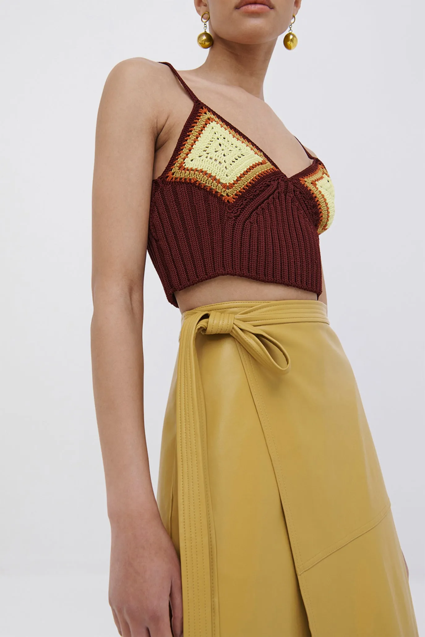 Gisella Crochet Crop Top sold by Simkhai product image thumbnail 3