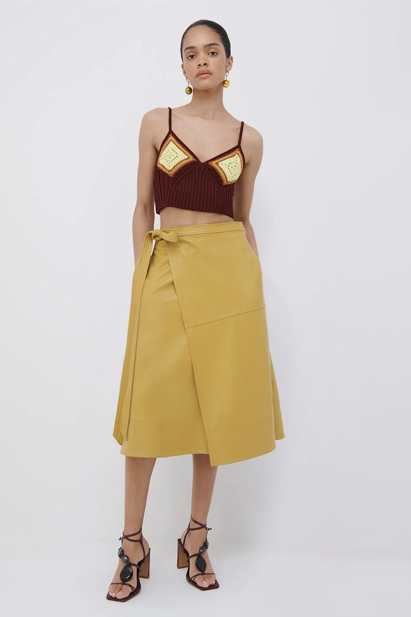 Gisella Crochet Crop Top sold by Simkhai product image thumbnail 4
