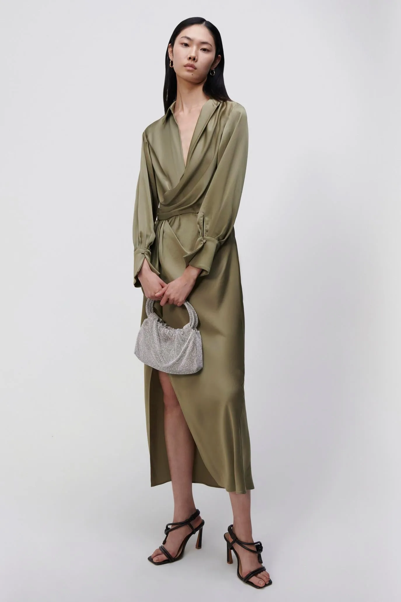 Talita Draped Front Midi Dress sold by Simkhai product image thumbnail 2