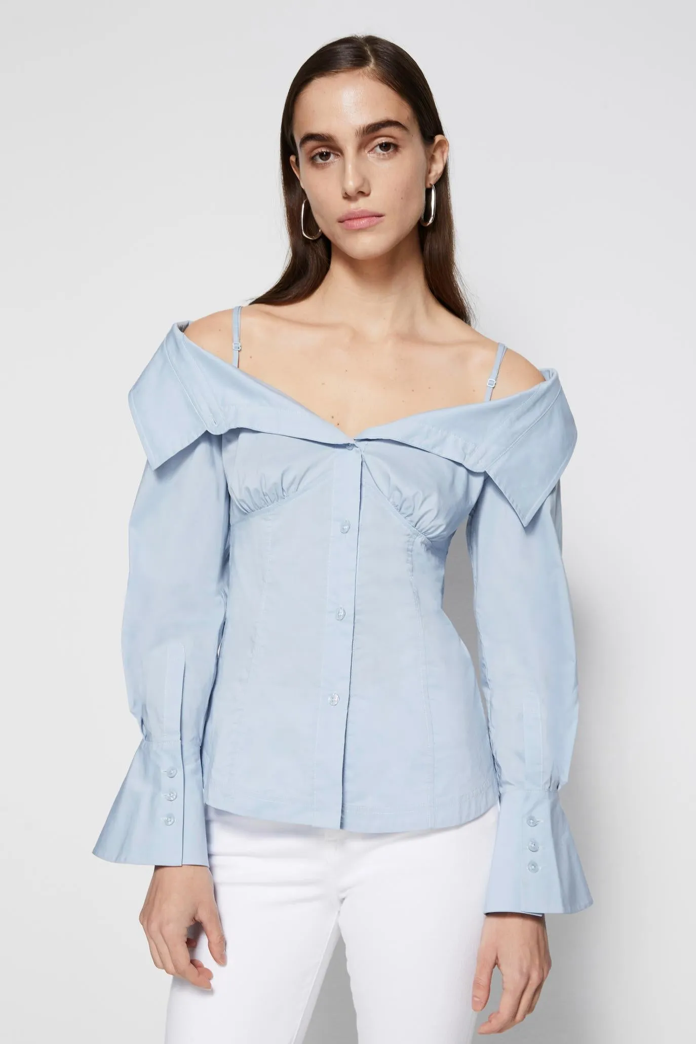 Amani Shirt sold by Simkhai