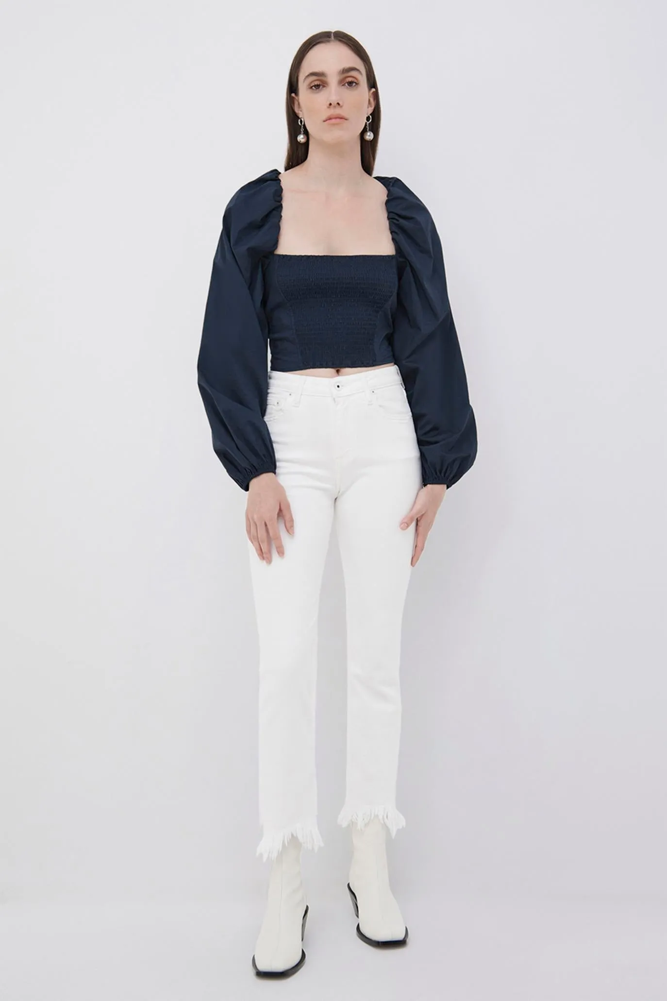 Sidney Poplin Bustier Top sold by Simkhai product image thumbnail 3