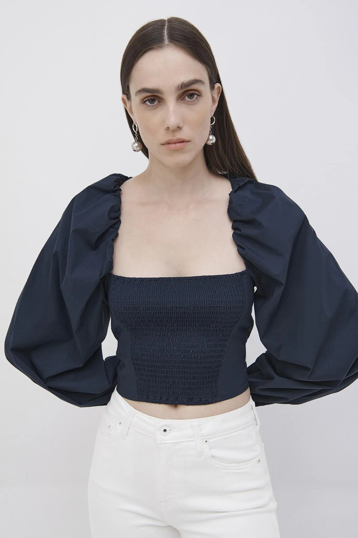 Sidney Poplin Bustier Top sold by Simkhai product image thumbnail 2