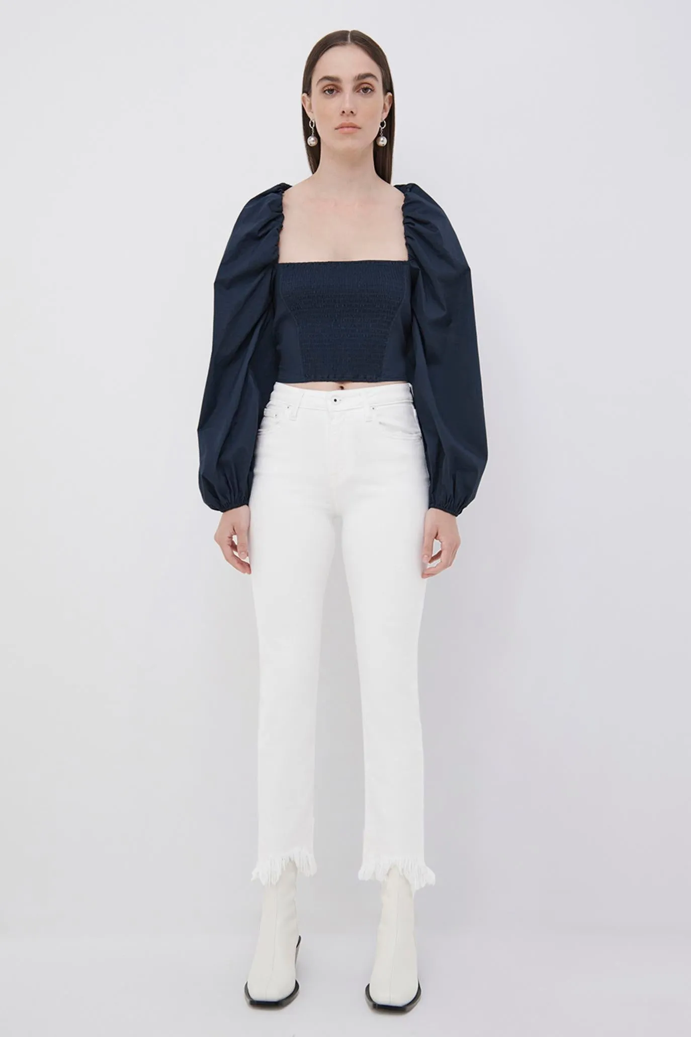 Sidney Poplin Bustier Top sold by Simkhai product image thumbnail 4