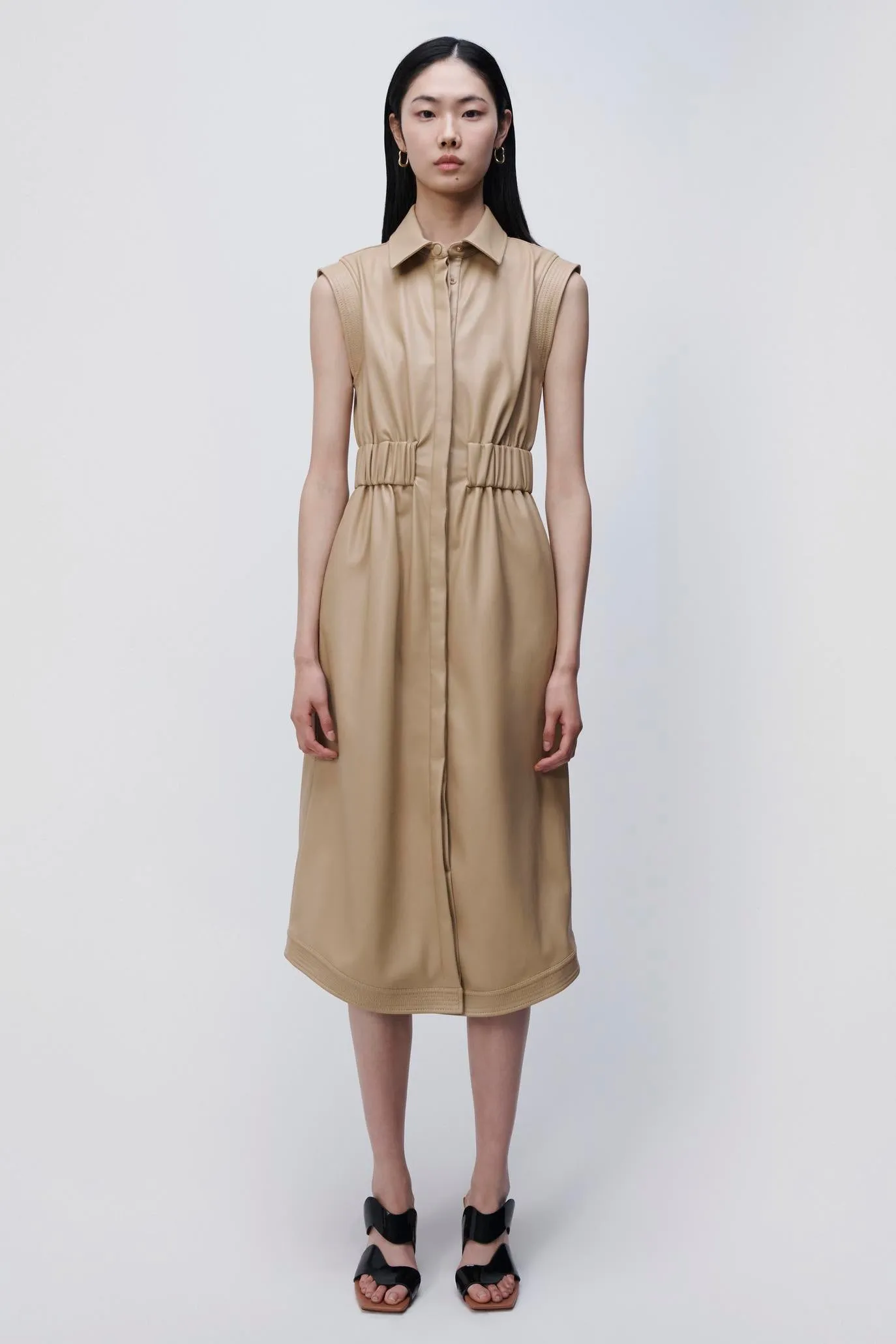 Nima Vegan Leather Midi Dress sold by Simkhai product image thumbnail 4