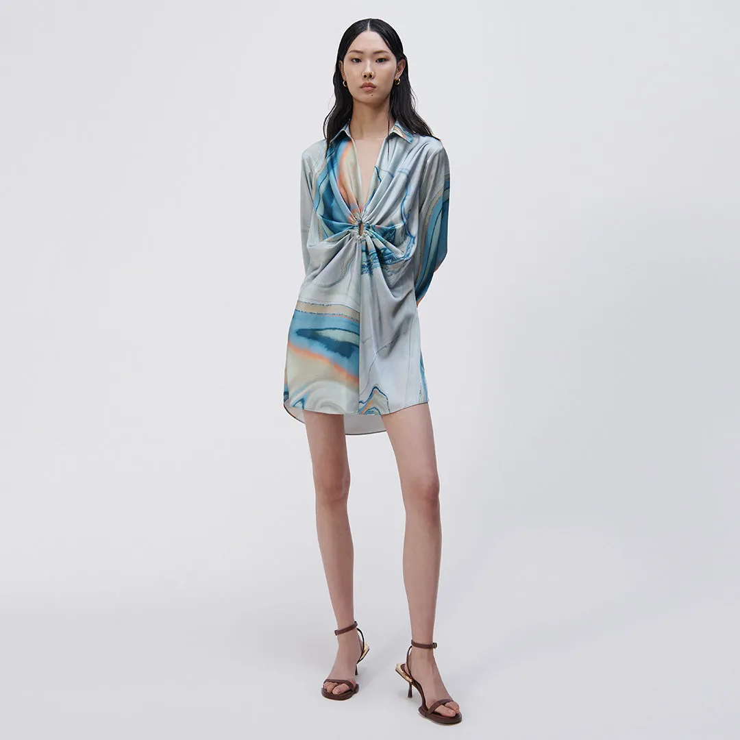 Roma Satin Mini Dress sold by Simkhai