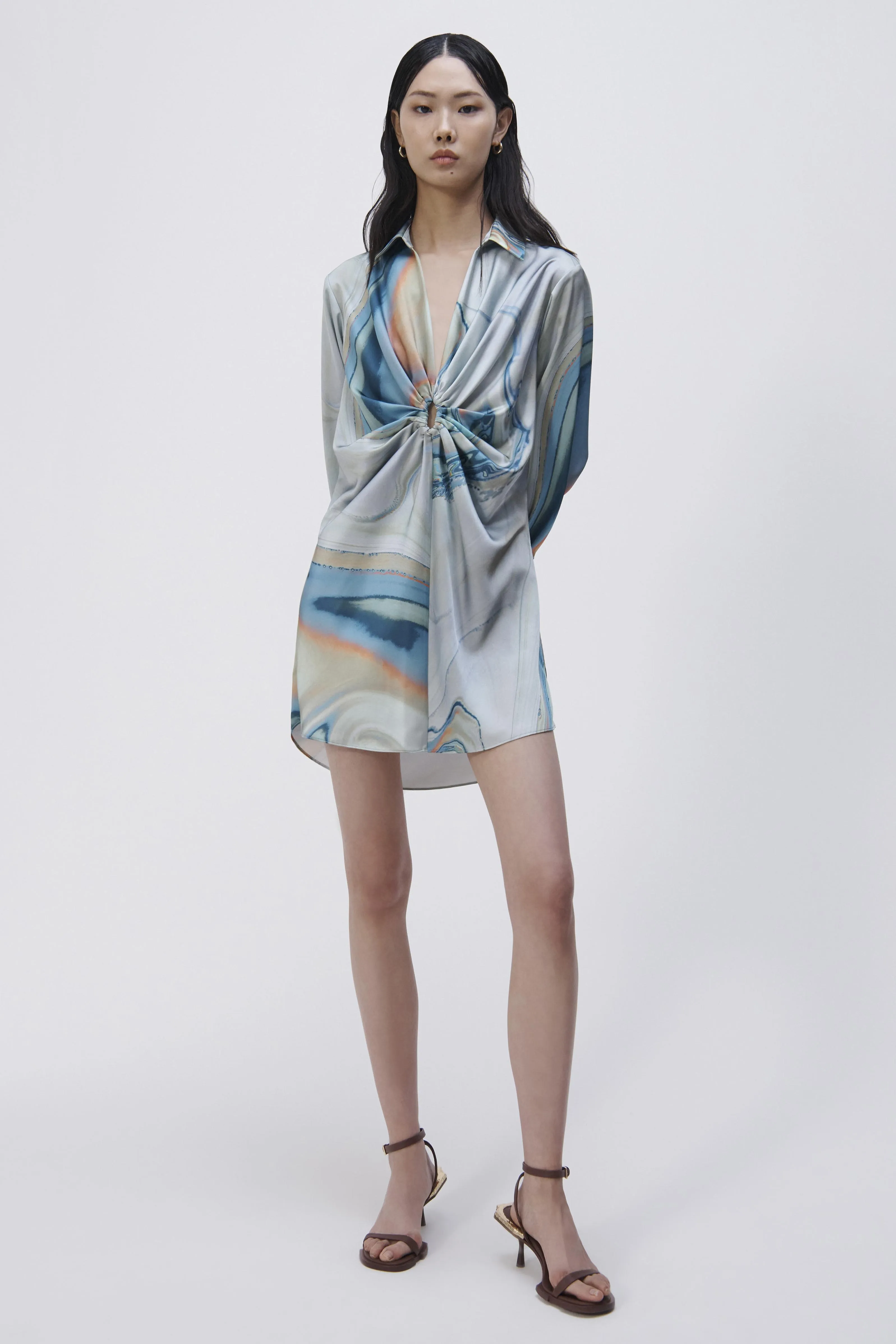 Roma Satin Mini Dress sold by Simkhai product image thumbnail 2