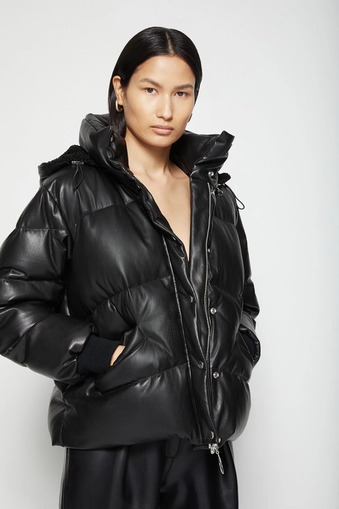 Ada Vegan Leather Puffer sold by Simkhai product image thumbnail 2