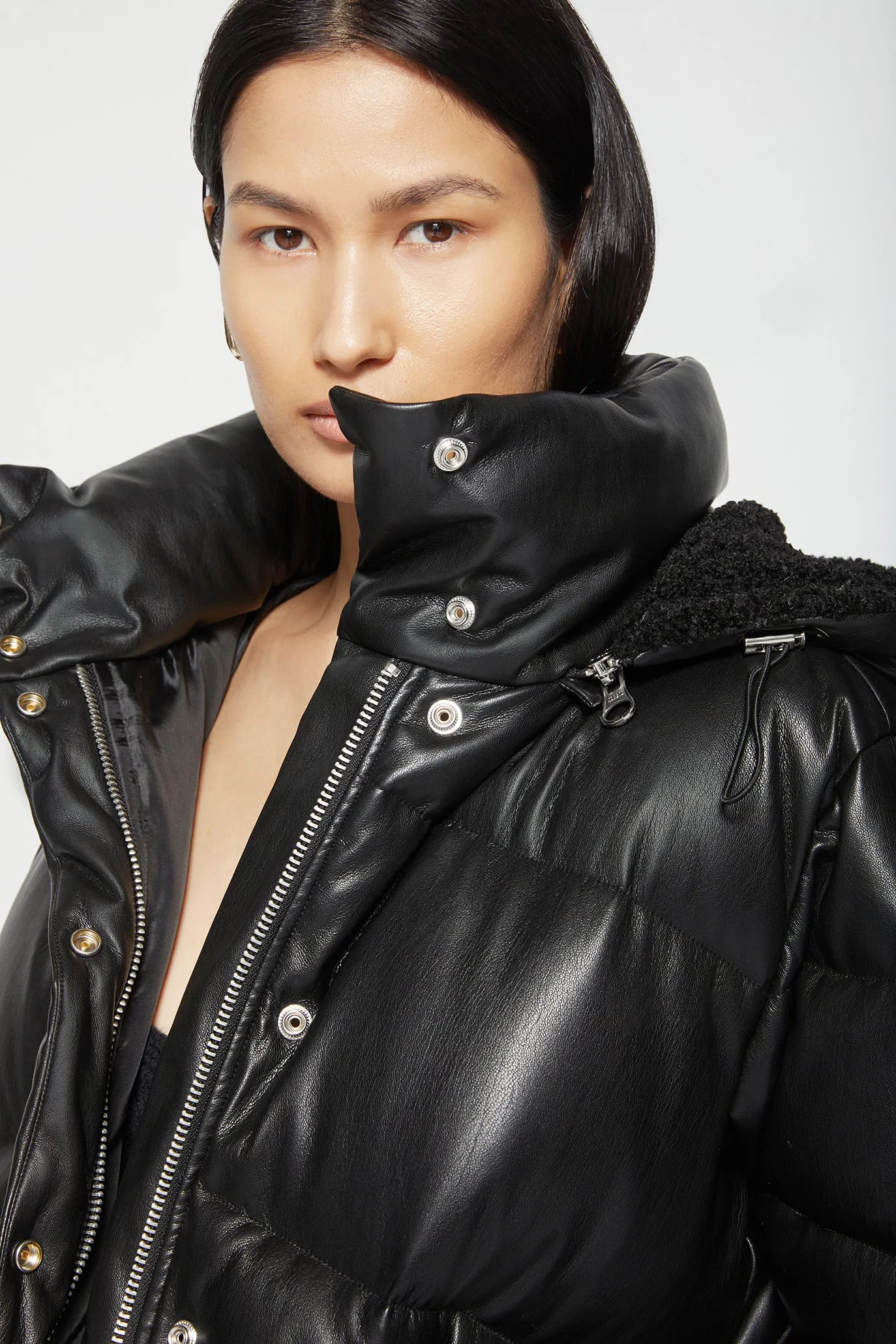 Ada Vegan Leather Puffer sold by Simkhai product image thumbnail 5