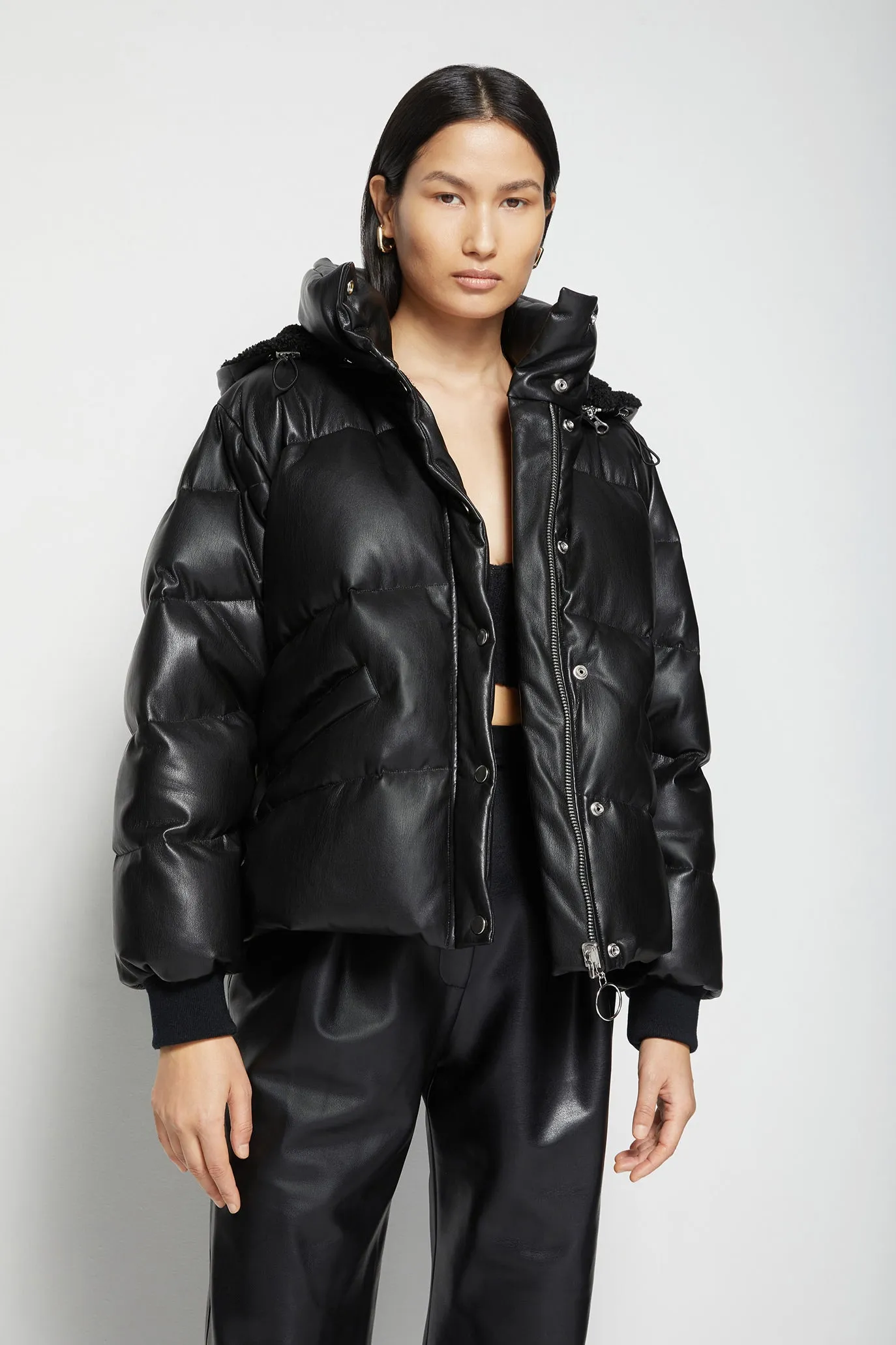Ada Vegan Leather Puffer sold by Simkhai product image thumbnail 4
