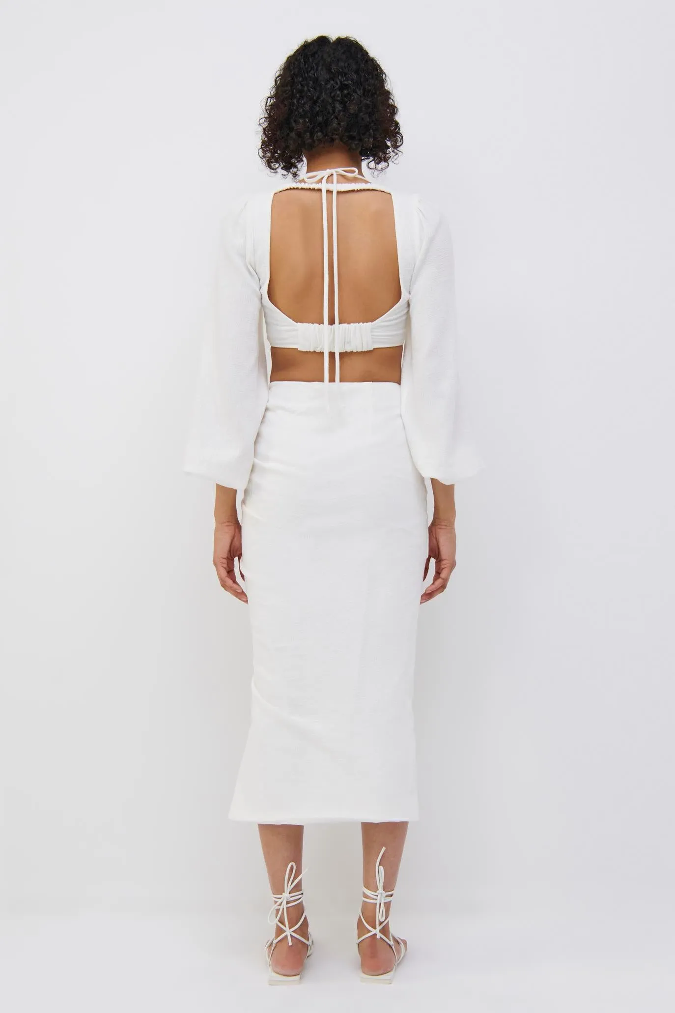 Hayden Gauze Midi Skirt sold by Simkhai product image thumbnail 5