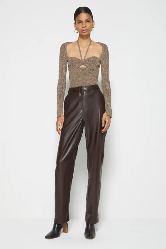 Amelia Vegan Leather Pant sold by Simkhai