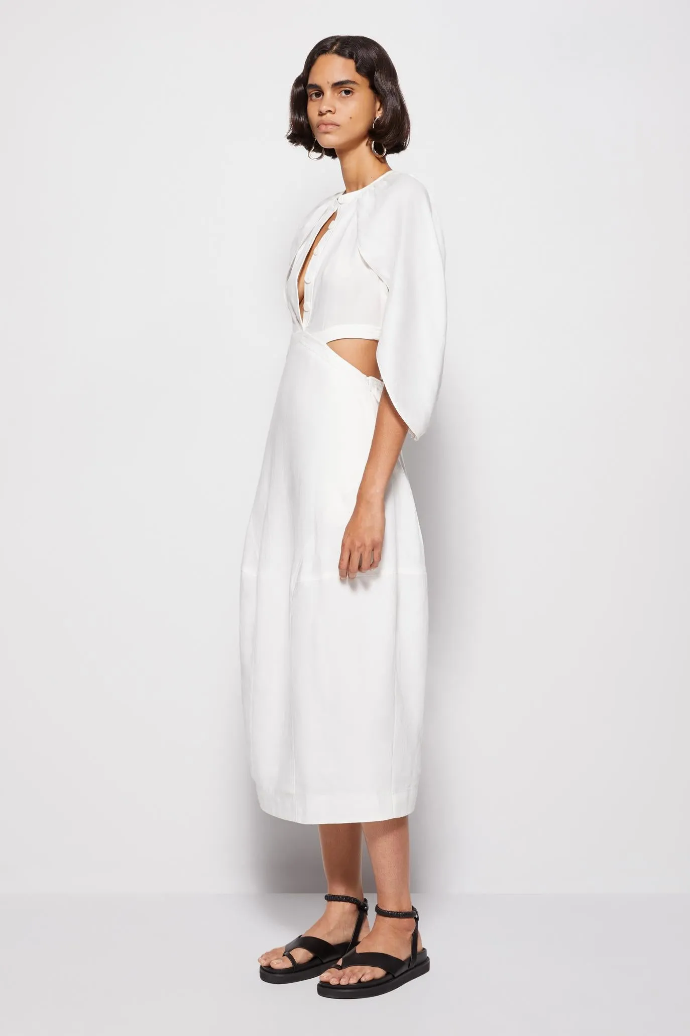 Inara Linen Midi Dress sold by Simkhai product image thumbnail 5