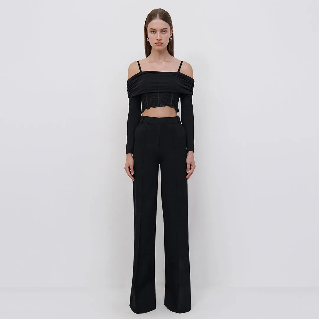 Sheena Lingerie Lace Bustier Top sold by Simkhai