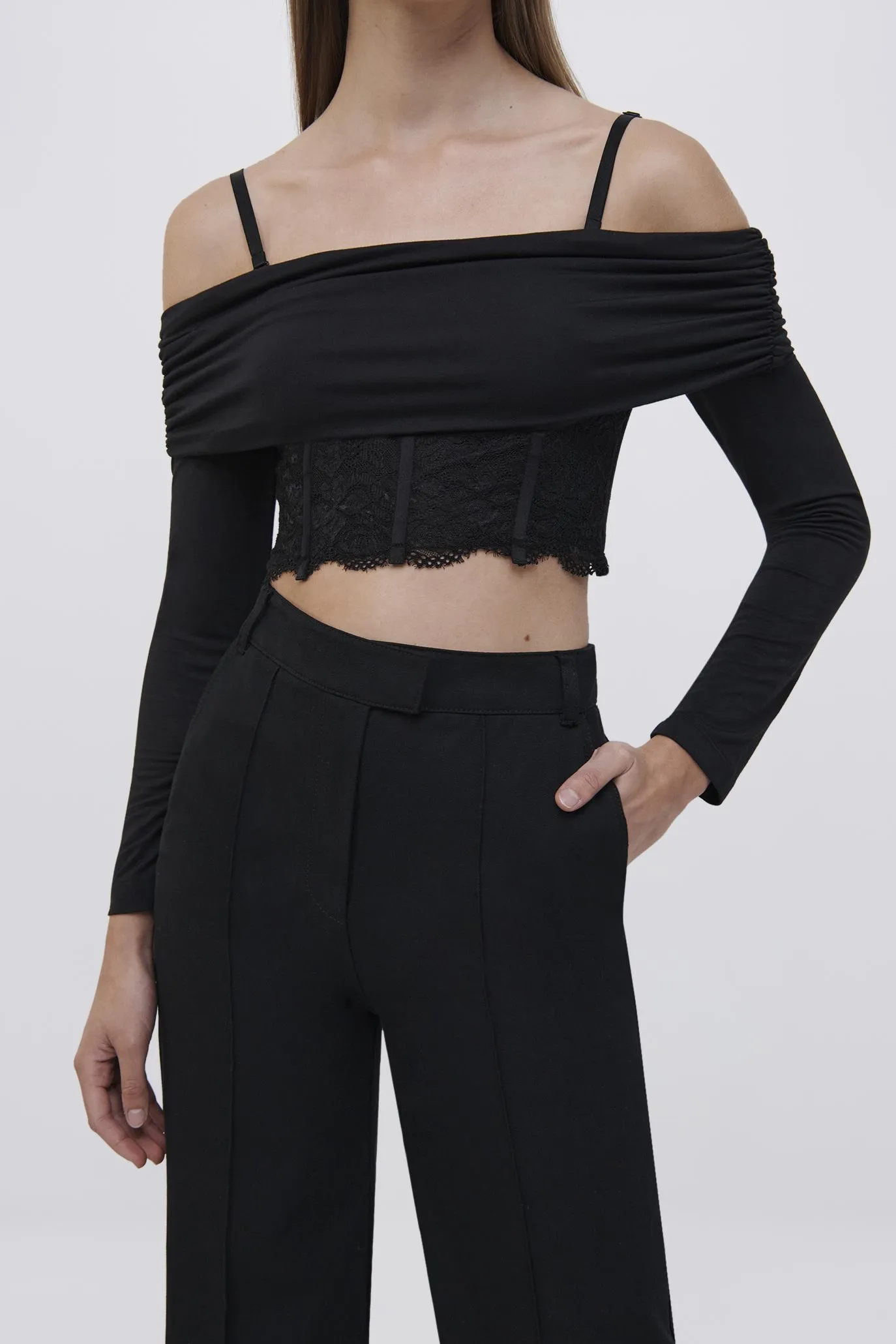 Sheena Lingerie Lace Bustier Top sold by Simkhai product image thumbnail 3