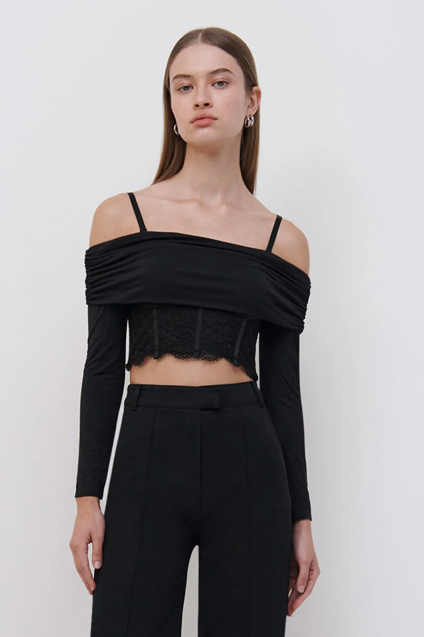 Sheena Lingerie Lace Bustier Top sold by Simkhai product image thumbnail 2