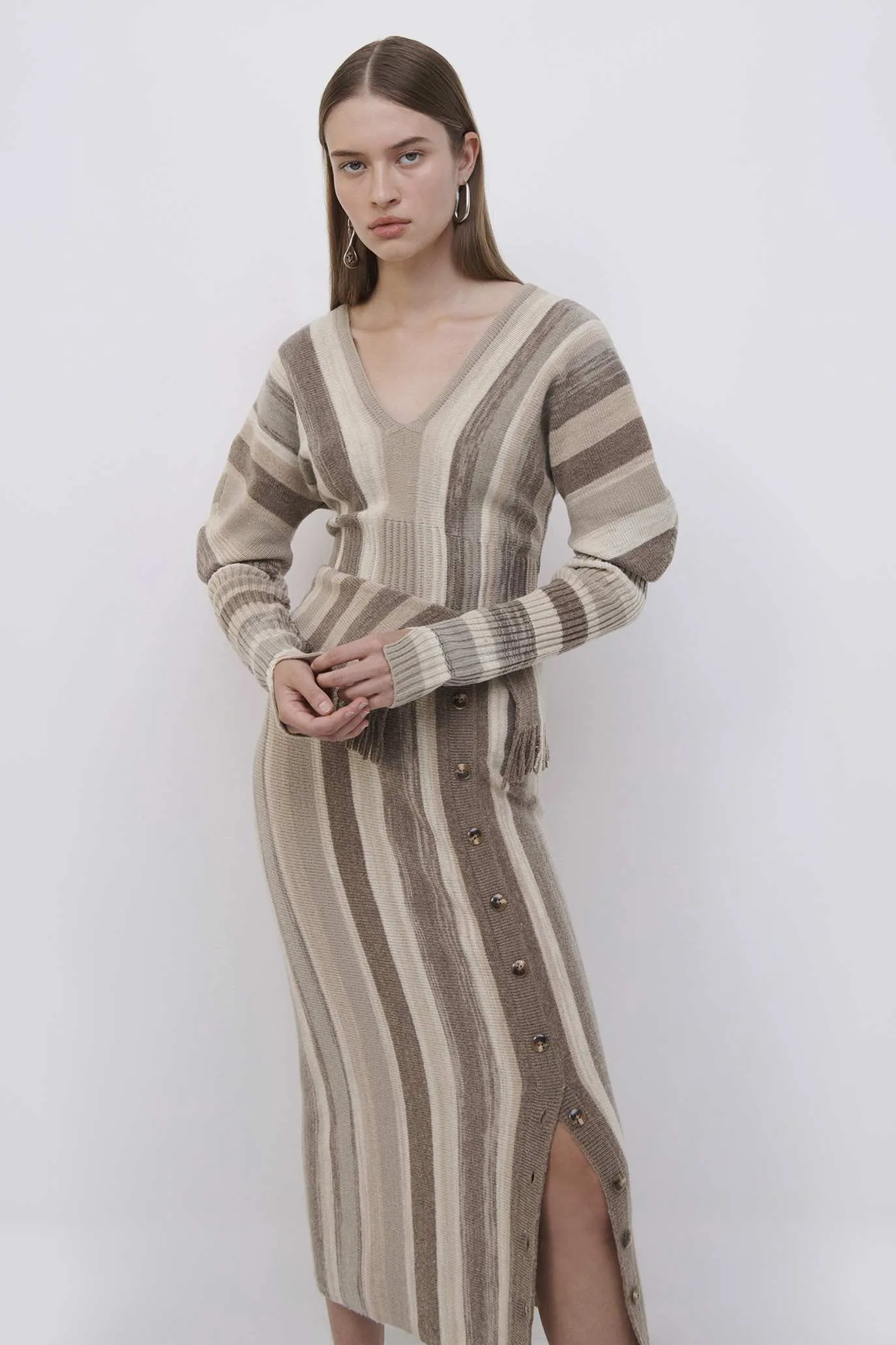 Jasmina Striped Wool Top sold by Simkhai product image thumbnail 2