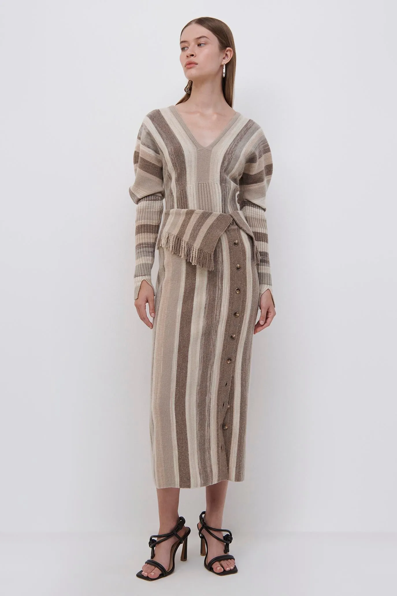 Jasmina Striped Wool Top sold by Simkhai product image thumbnail 3