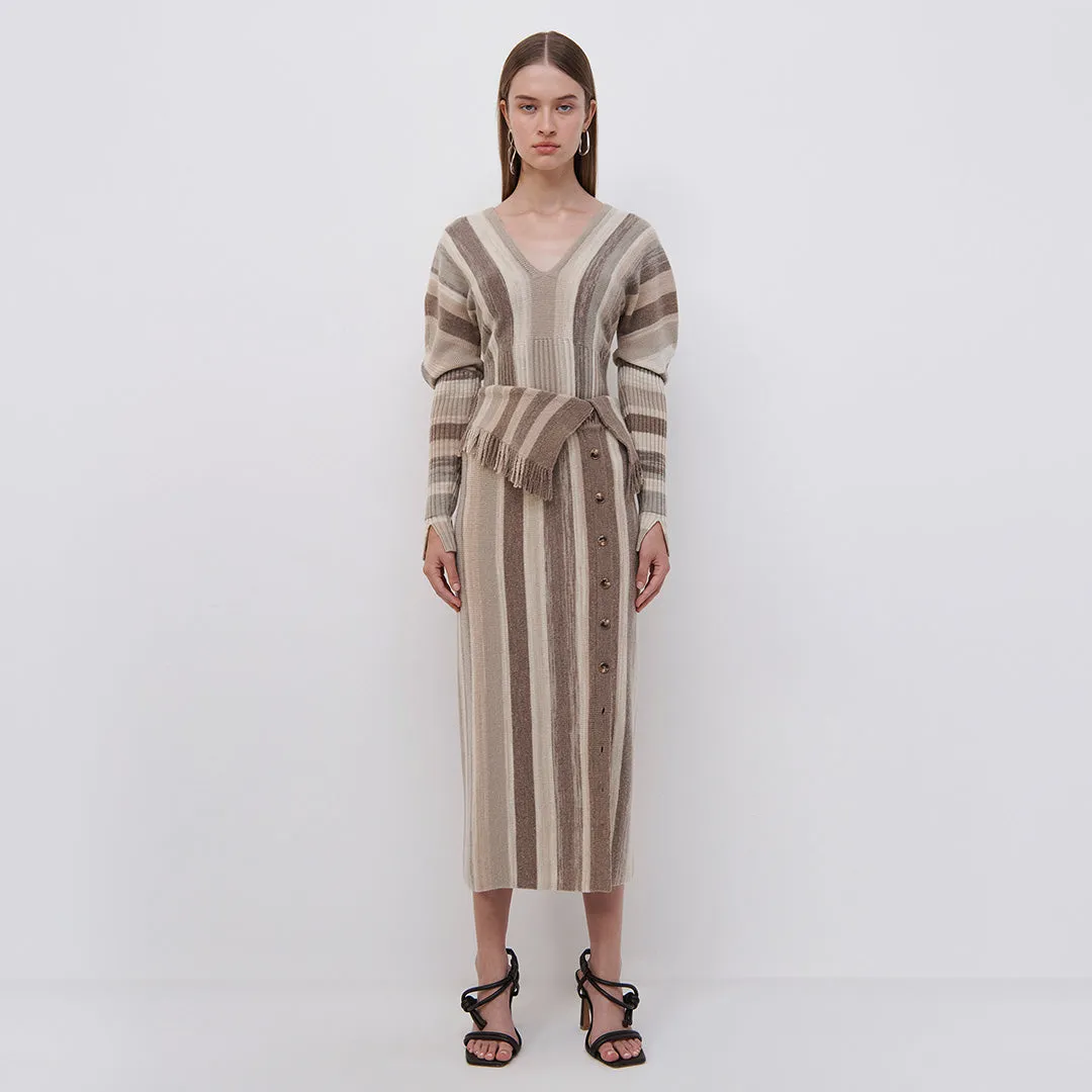 Jasmina Striped Wool Top sold by Simkhai