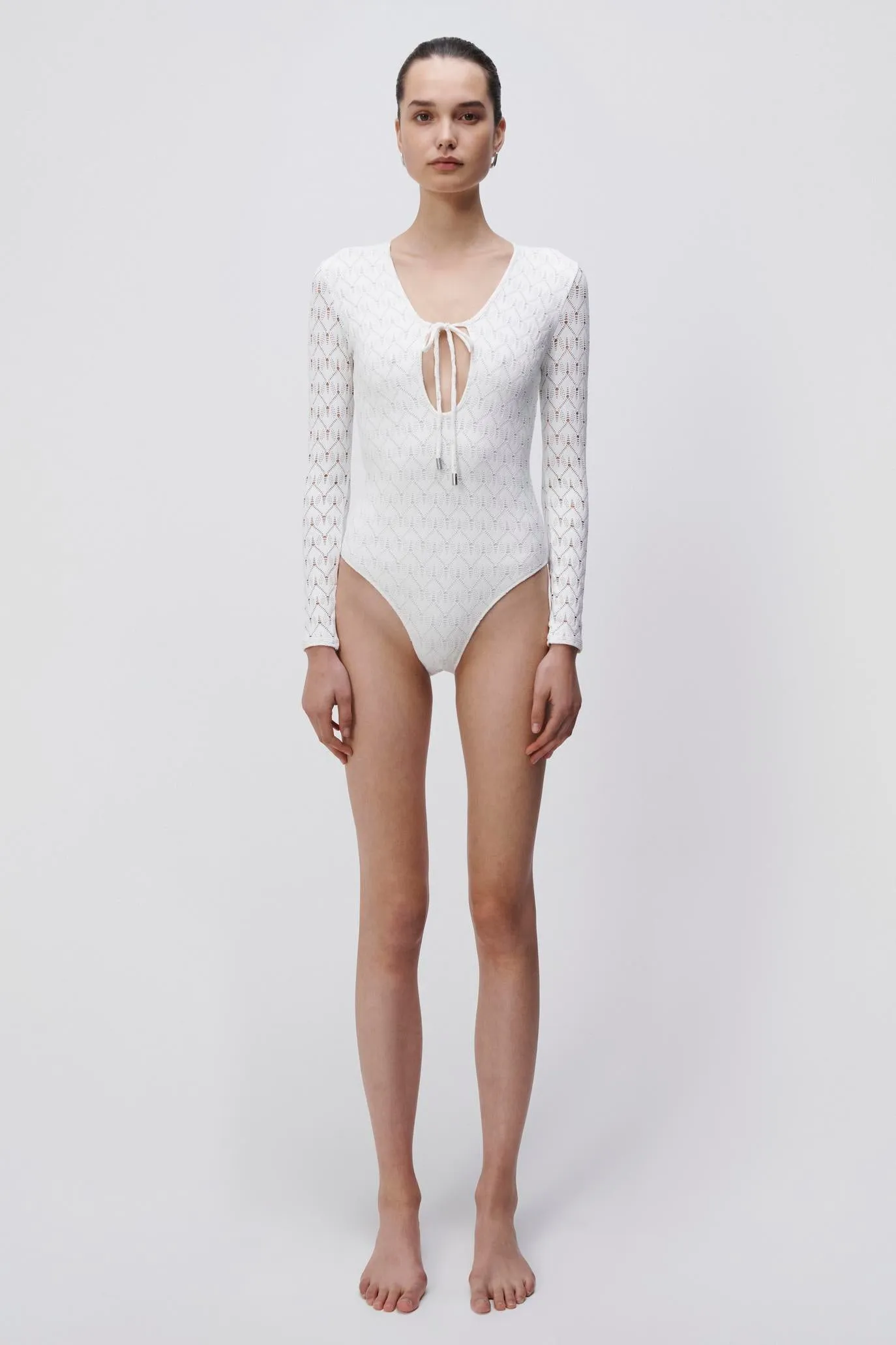 Birdie Crochet Lace Swim One Piece sold by Simkhai product image thumbnail 4