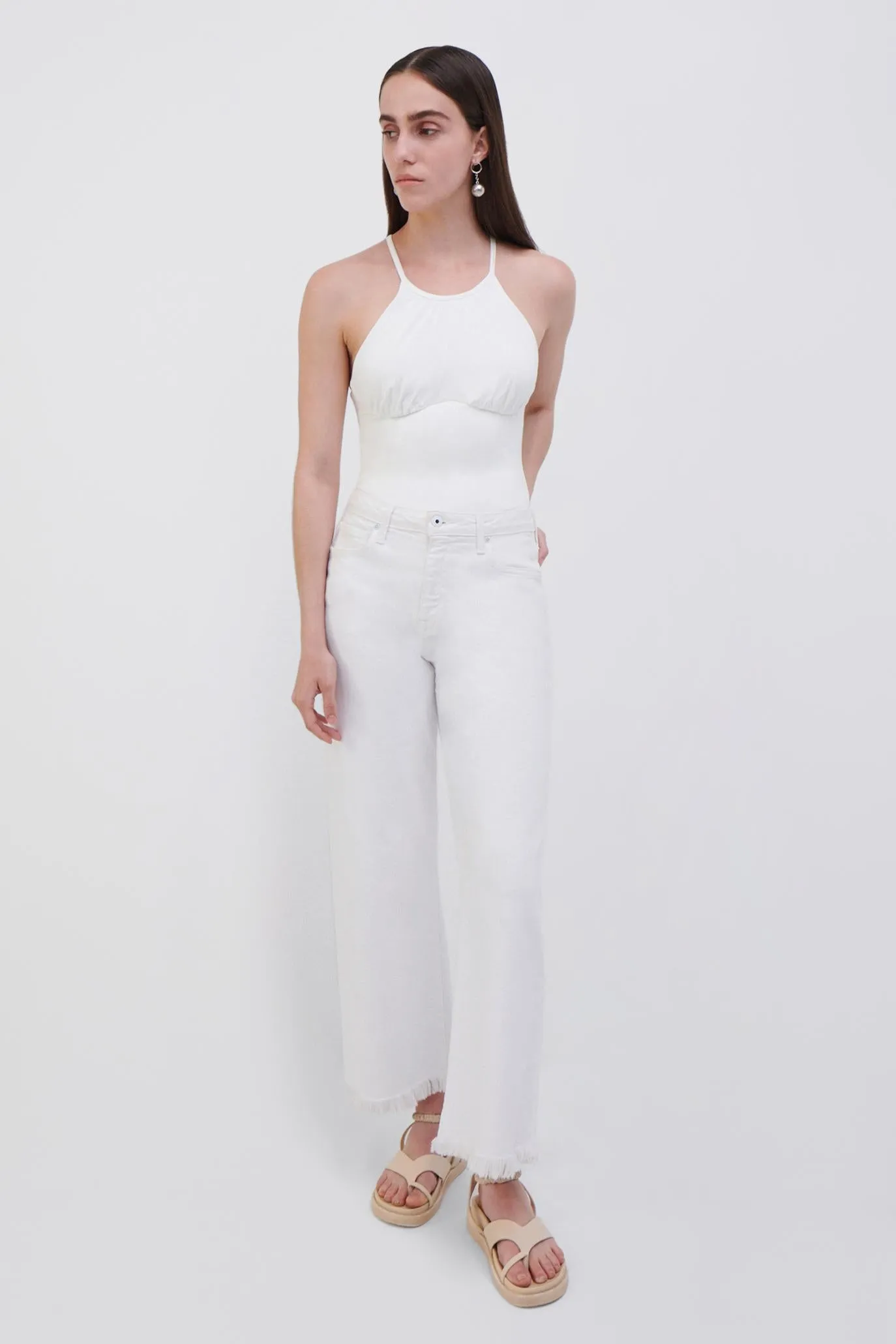 Elara Ruched Bodysuit sold by Simkhai product image thumbnail 3