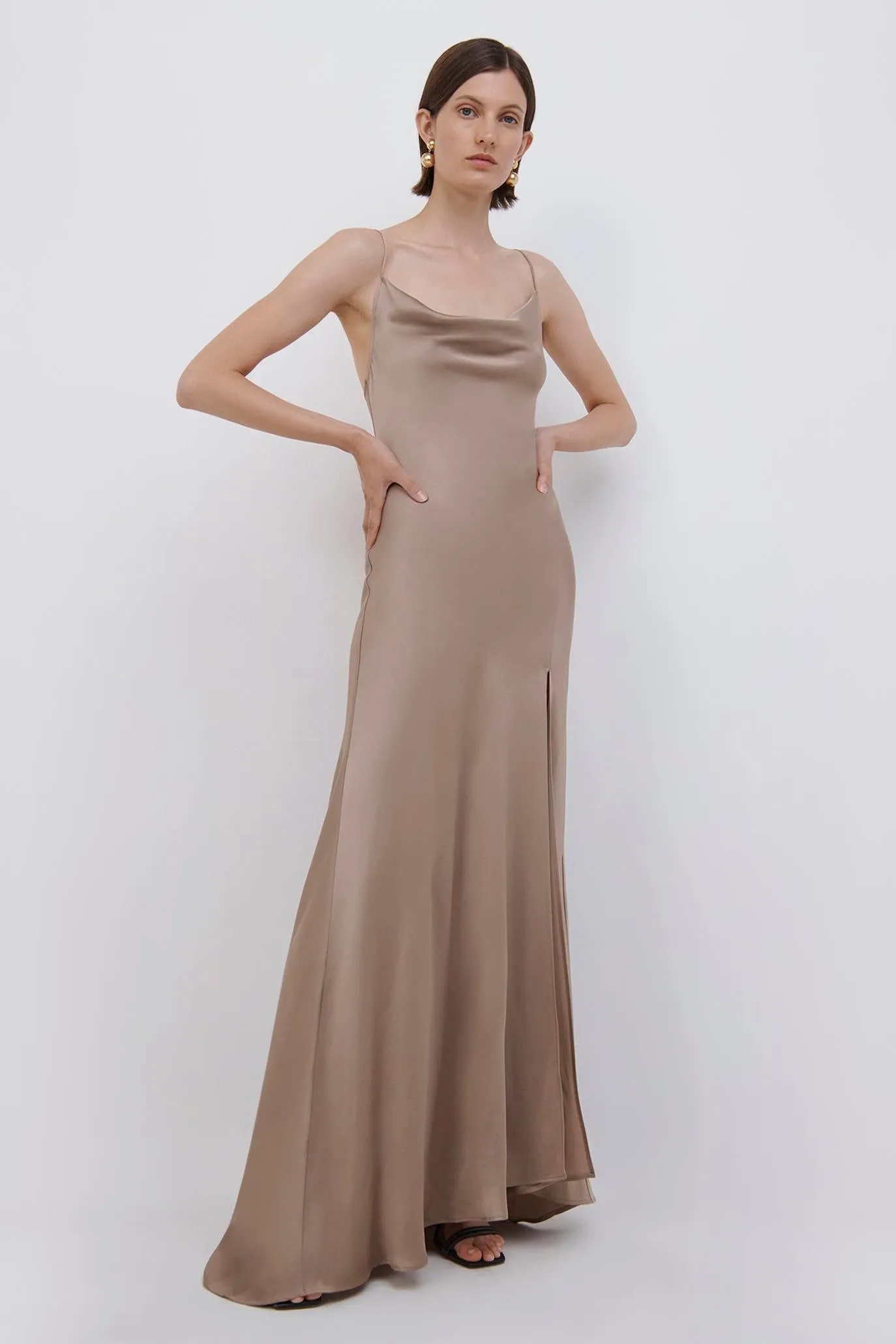 Finley Satin Slip Gown sold by Simkhai product image thumbnail 2