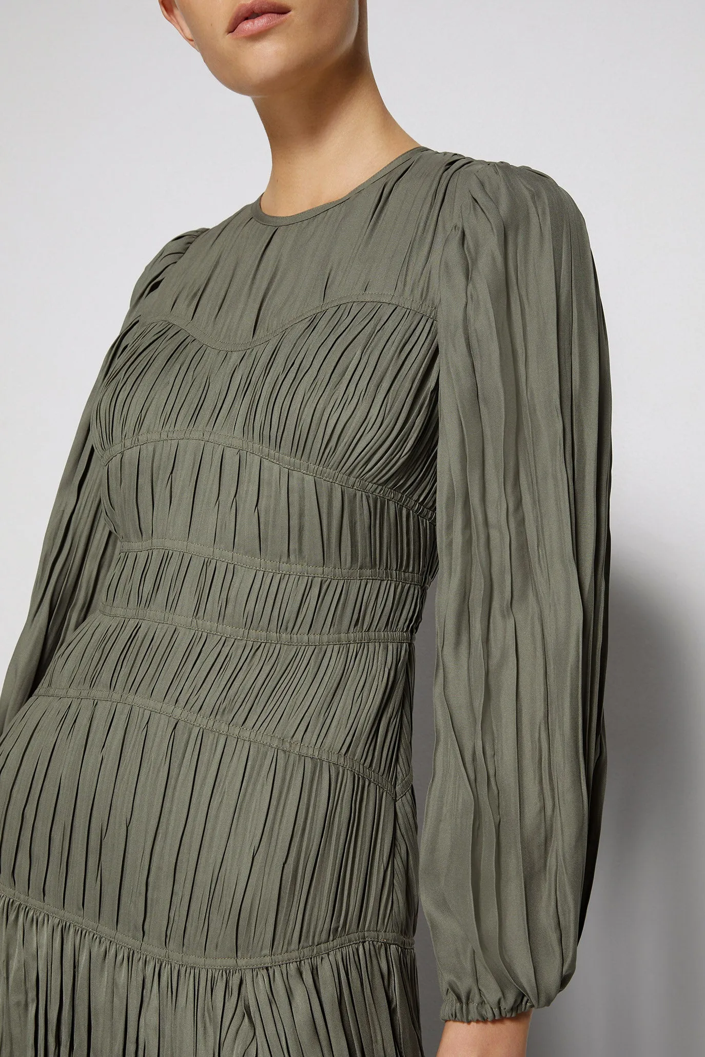 Malia Pleated Maxi Dres sold by Simkhai product image thumbnail 4