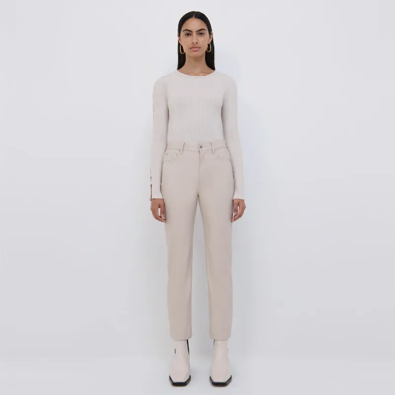 River Vegan Leather Pant made by Simkhai