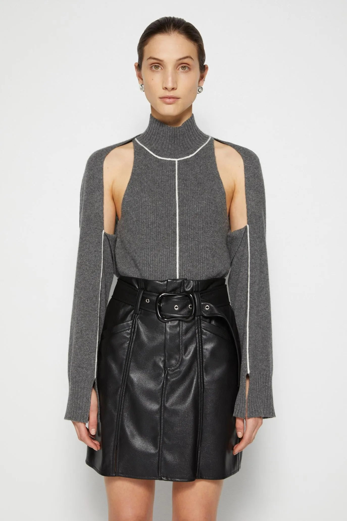 Aubrielle Recycled Cashmere Top sold by Simkhai product image thumbnail 5