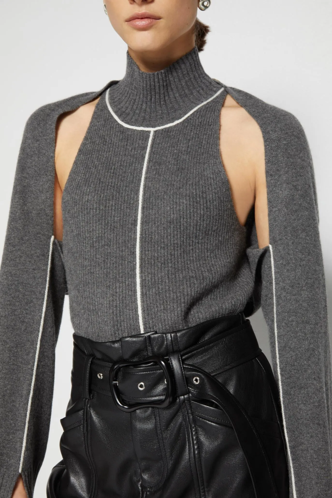 Aubrielle Recycled Cashmere Top sold by Simkhai product image thumbnail 3