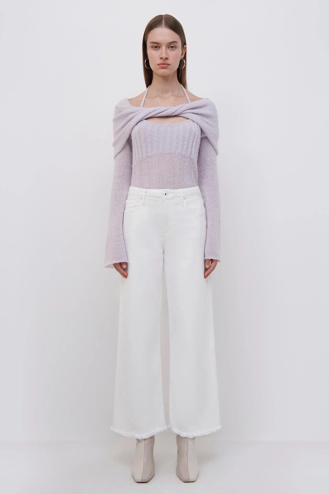 Cambria Sheer Alpaca Top sold by Simkhai product image thumbnail 5