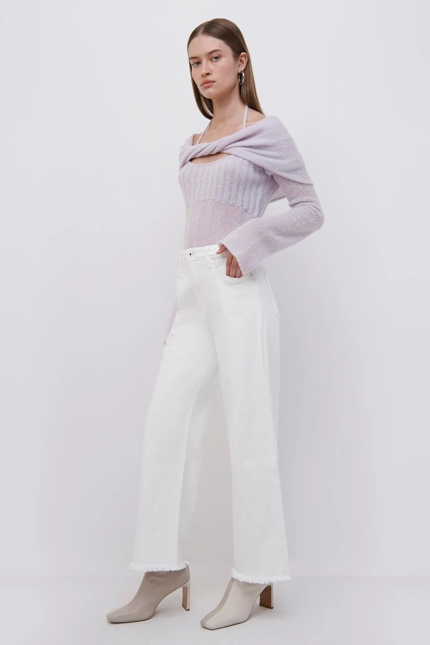 Cambria Sheer Alpaca Top sold by Simkhai product image thumbnail 4