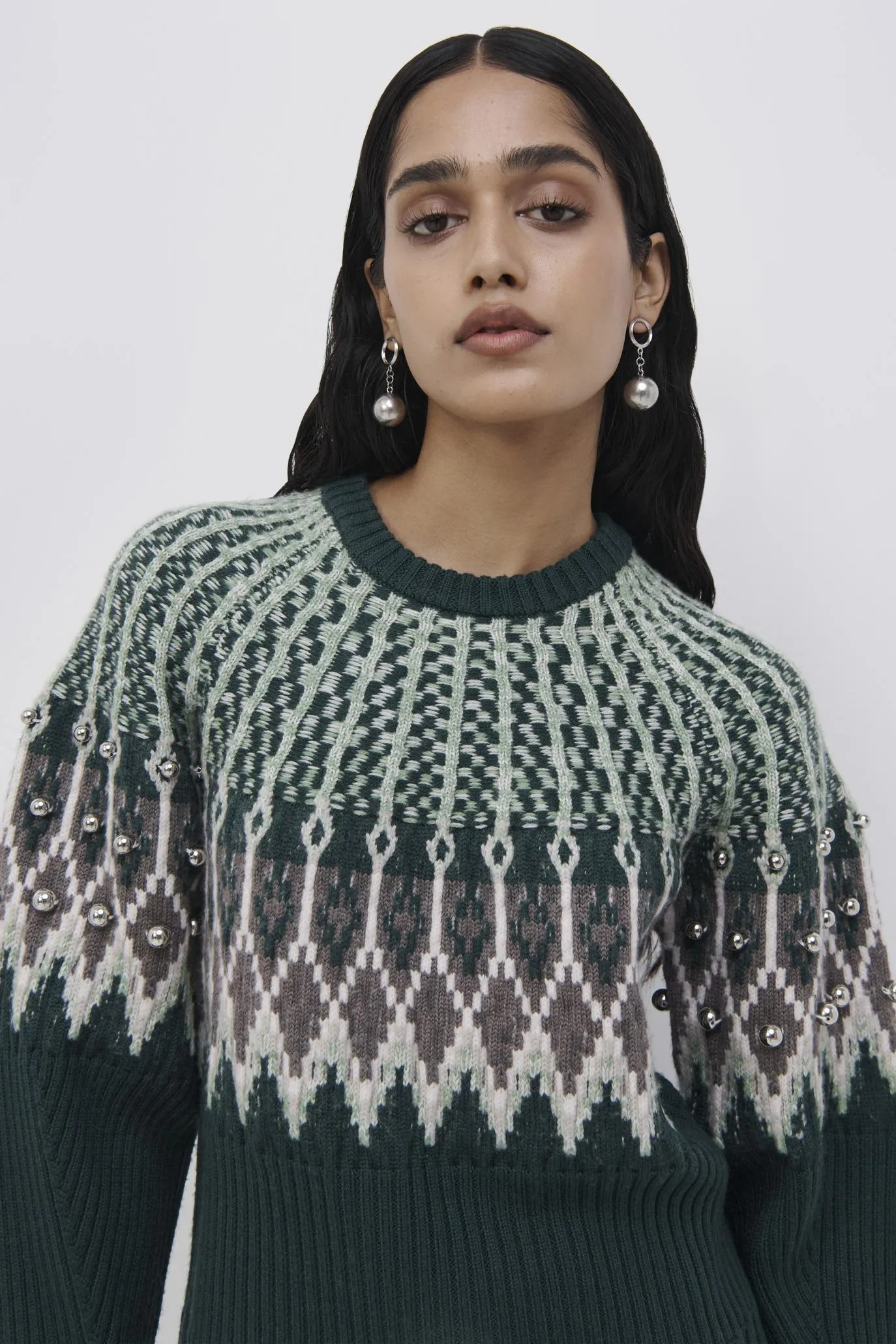 Audree Fair Isle Pullover Top sold by Simkhai product image thumbnail 2