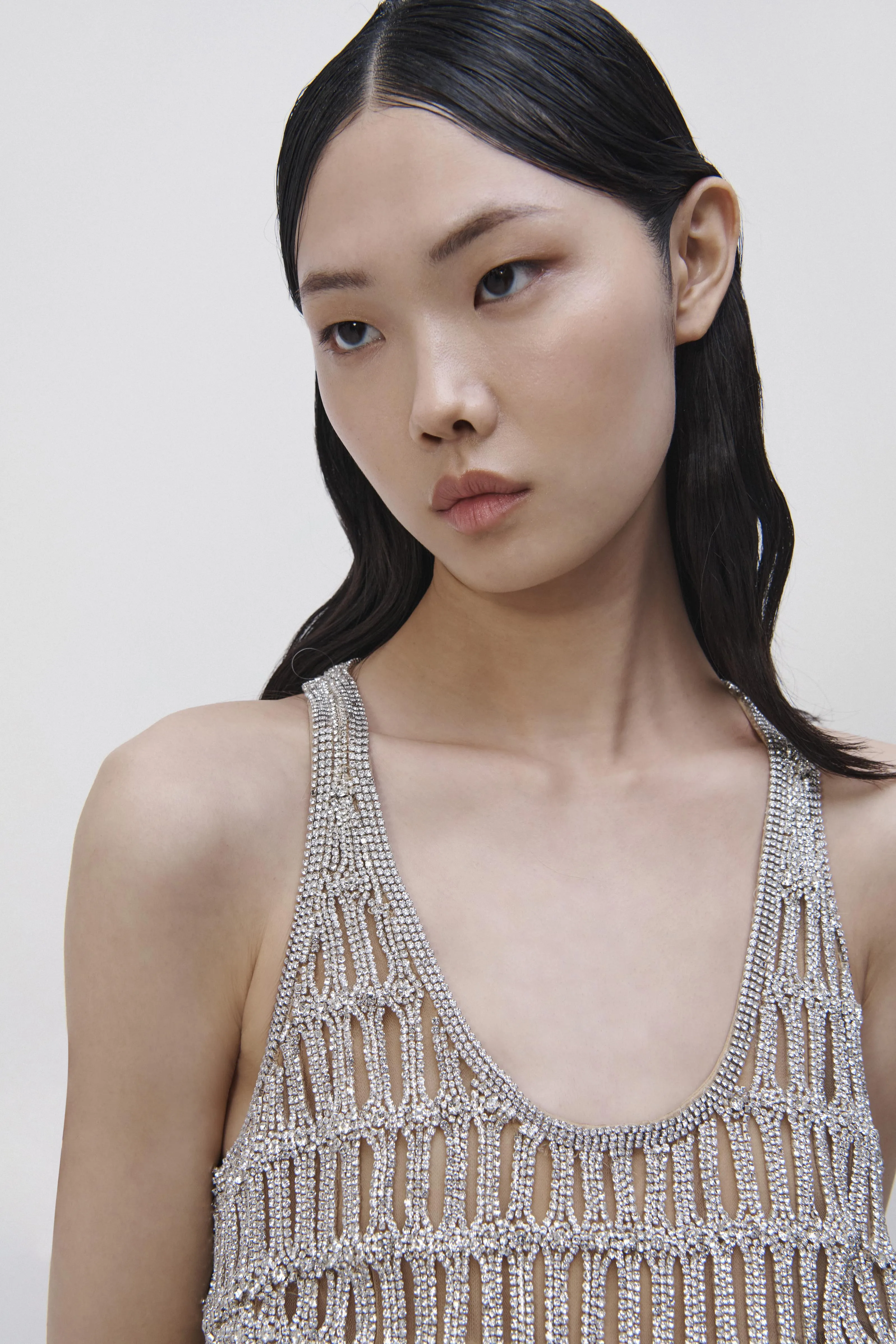 Baikal Crystal Mesh Dress sold by Simkhai product image thumbnail 3
