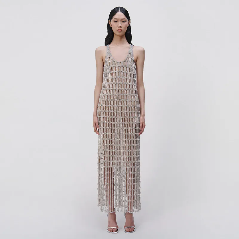 Baikal Crystal Mesh Dress made by Simkhai